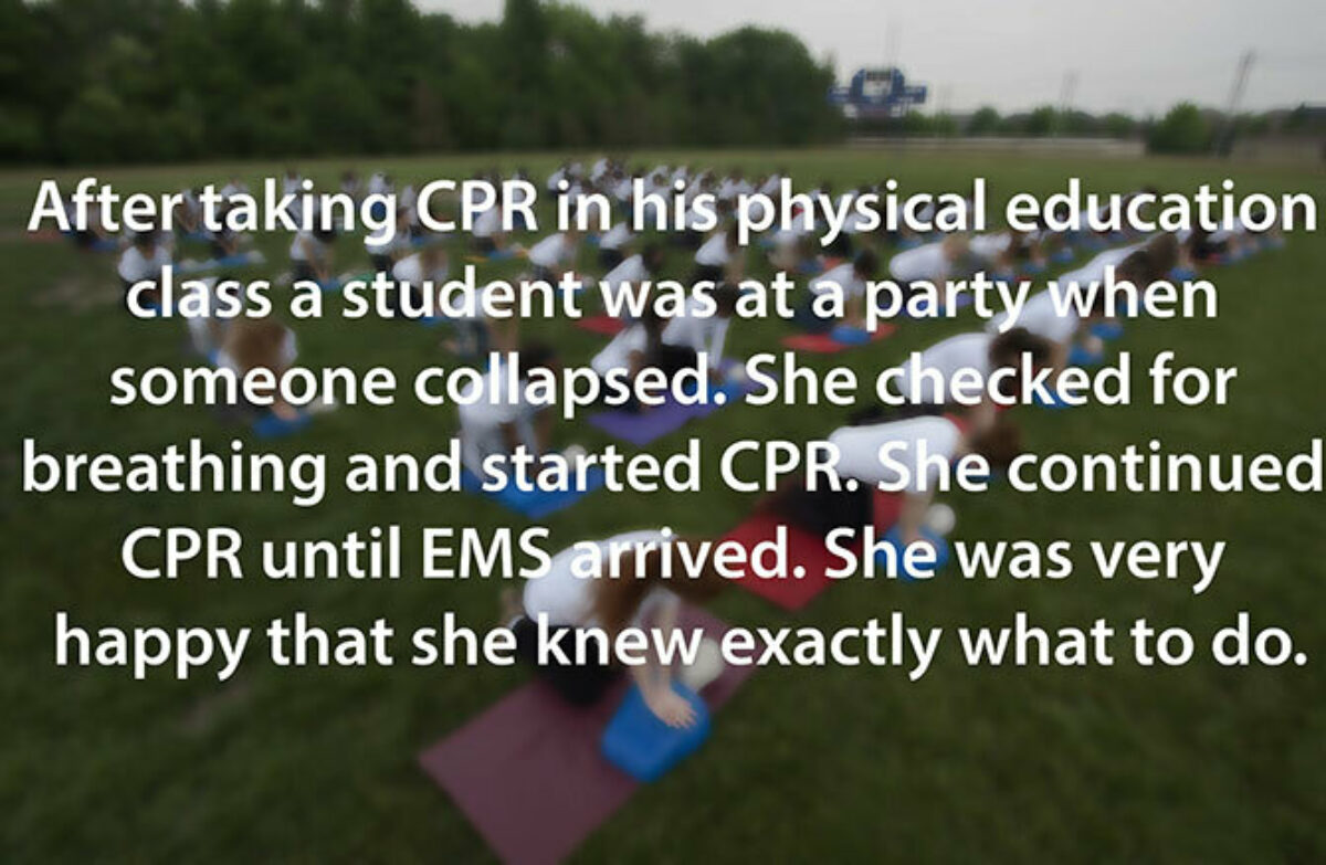 Recap6 studentdoes CPR Mr Acobs class