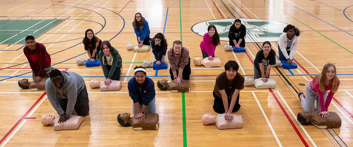 The ACT High School CPR and AED Program empowers students with lifesaving skills